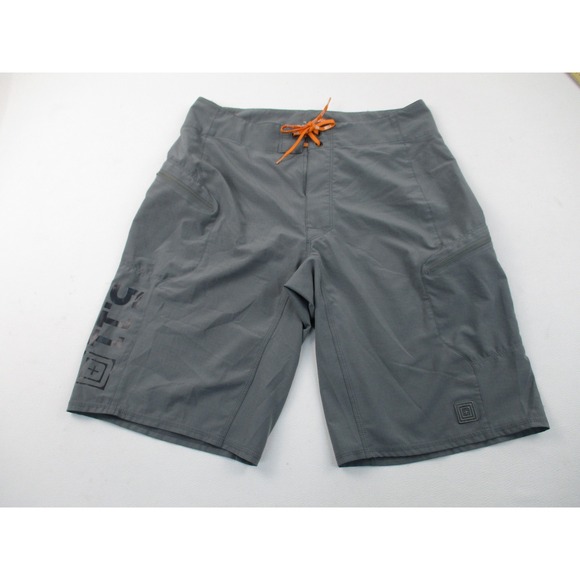 5.11 Tactical Other - 5.11‎ Tactical Board Shorts Mens 32 Gray Utility Ripstop Cargo Swim Trunks 511